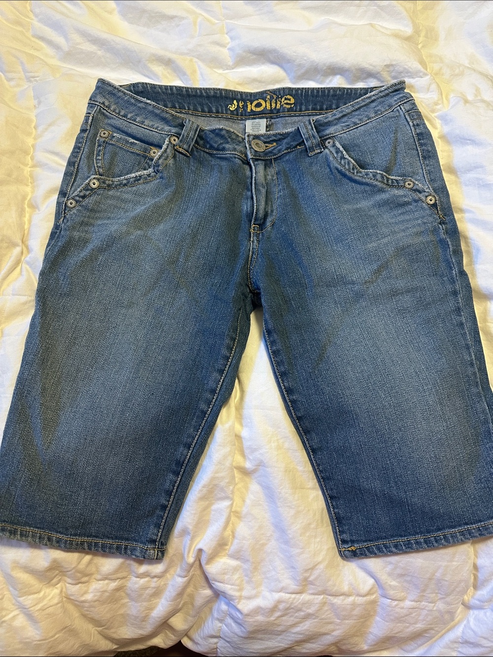 Nollie Blue Denim Bermuda Shorts